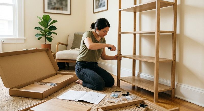 Shoe Rack Assembly in Alpharetta, GA